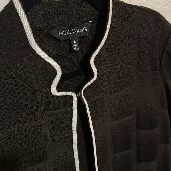 Ming Wang Jacket Black Woman’s Size L 🎄 - Picture 5 of 6